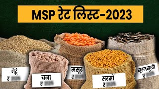 अपनी फसल बेचें ONLINE  Minimum Support Price for Rabi Crops 2023  msp list  msp registration [upl. by Euqinomod]