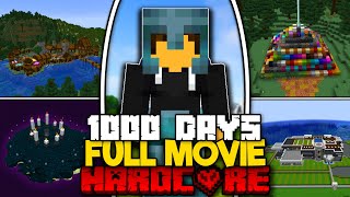 I Survived 1000 Days in Minecraft Hardcore FULL MINECRAFT MOVIE [upl. by Atteuqehs901]