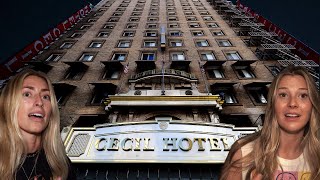 OVERNIGHT Investigation at The Infamous Cecil Hotel  Haunted Hotel Death [upl. by Akered632]