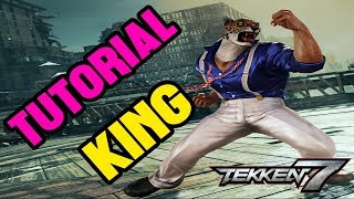 Tekken 7  Tutorial español King  Movimientos y combos [upl. by Oakman]