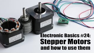 Electronic Basics 24 Stepper Motors and how to use them [upl. by Orola831]