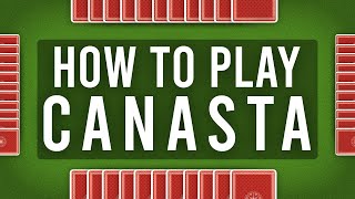 How to Play Canasta Beginner Signal 7s Lesson 6 Modern American canasta cardgames [upl. by Marsland]