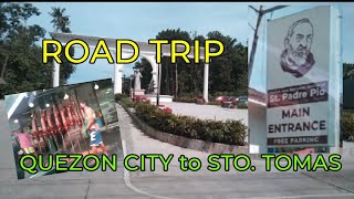 PAANO PUMUNTA NG PADRE PIO SHRINE STO TOMAS BATANGAS FROM QUEZON CITYtravelvlog [upl. by Avaria440]