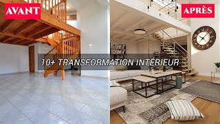 10 Transformation AVANTAPRÈS intérieur de maison [upl. by Aissila]