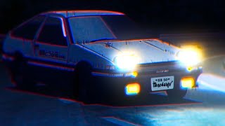 Initial D  EG6 VS AE86 REMASTERED [upl. by Bran]