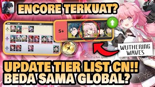 ENCORE DPS TERBAIK Update Tier List Wuthering Waves 🤔  Wuthering Waves CN Tier List 10 [upl. by Flin]