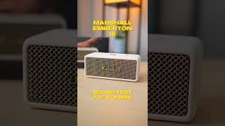 Marshall Emberton III Sound Test Marshall MarshallSpeakers MarshallEmberton MarshallEmberton3 [upl. by Behn]