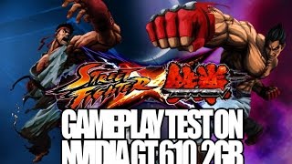 PruebaTest Street Fighter X Tekken on NVidia Geforce GT 610  2GB  MGamer [upl. by Lay]