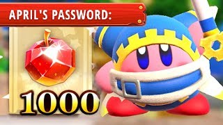 Super Kirby Clash April Password Free Gem Apples [upl. by Duester]