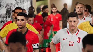 Poland V Portugal  202425 National football matches  GAMEPLAY [upl. by Yoreel]