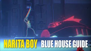 Narita Boy  Blue House Walkthrough  Boss Fight  NO COMMENTARY [upl. by Pippa425]