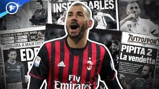 Le Milan AC réserve 60 M€ pour Benzema  Revue de presse [upl. by Eneroc296]