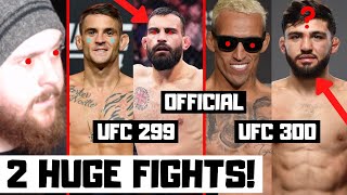 Dustin Poirier vs Benoit SaintDenis Charles Oliveira vs Arman Tsarukyan Predictions amp Reaction [upl. by Anat]