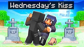 Wednesdays FIRST KISS in Minecraft [upl. by Anuahs657]