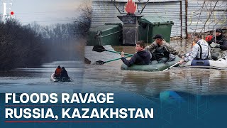 Russia Kazakhstan Battle Worst Flooding in Nearly a Century  Firstpost Earth [upl. by Modnar]