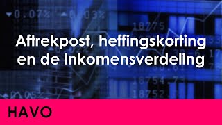 Aftrekpost heffingskorting en de inkomensverdeling  Economie voor havo  Jong amp Oud [upl. by Ban847]