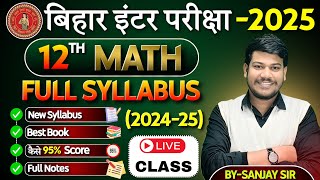 12th math syllabus bihar board 2025 class 12 math syllabus 202324 bihar board12th Math Syllabus [upl. by Farrel967]