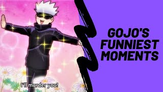 GOJO SATORUS FUNNIEST MOMENTS JUJUTSU KAISEN COMPILATION [upl. by Etteuqaj58]