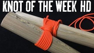 Join Two Spars Together Using the Shear Lashing  ITS Knot of the Week HD [upl. by Coshow316]