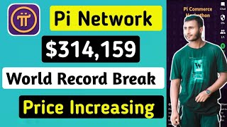 Pi Network World Record Break  Price Increasing  Big Update Today [upl. by Tlevesoor527]