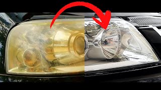 Headlight restoration shown in 4 minutes [upl. by Grube]