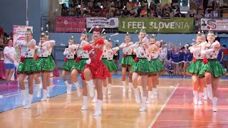 Majorettes Diridonky  Prešov  defilé baton classic  parada mažoretky  Maribor 2023  MWF [upl. by Seroka745]