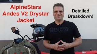 Alpinestars Andes v2 Drystar Jacket Review [upl. by Thoer]