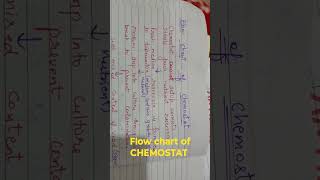 Flowchart of Chemostat trending viral india shortsfeed viralvideo motivation instagram love [upl. by Adiraf702]