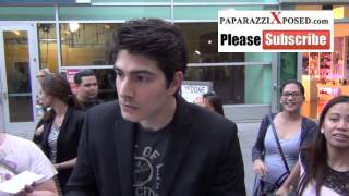 Brandon Routh talks about Henry Cavill in Man Of Steel outside the ArcLight Theatre in Hollywood [upl. by Ellered]