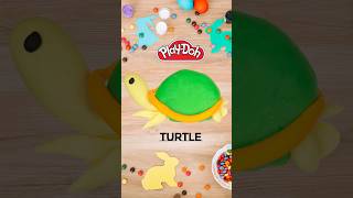 How to Make a Turtle Out of Clay Using Play Doh DIY Craft Tutorial [upl. by Harve]