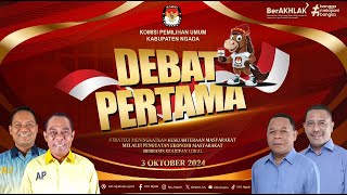 DEBAT PERTAMA BUPATI DAN WAKIL BUPATI KABUPATEN NGADA 2024 [upl. by Ainesell]