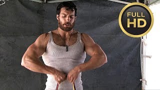 Henry Cavill Workout «Man of Steel» Behind The Scenes [upl. by Eat]