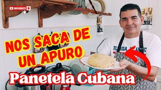 PANETELA CUBANA al MICROONDAS Nos SACA de un APURO RECETA CASERA [upl. by Leahcam]