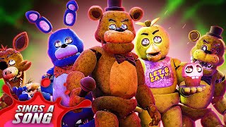 FNAF Animatronics Sing A Song FT Freddy Chica Foxy amp BonnieFive Nights At Freddys Movie Parody [upl. by Coster]