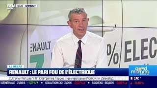 Le débat  Le pari fou de Renault pour lélectrique par JeanMarc Daniel et Nicolas Doze [upl. by Angelika]