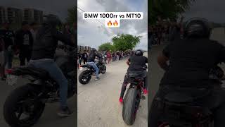 BMW 1000rr vs MT10 🔥 [upl. by Lewan]