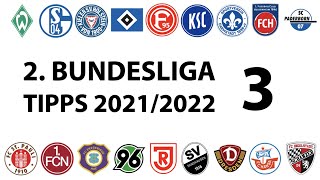 Bundesligatipps 2Liga  3Spieltag  Saison 20212022 [upl. by Rossy]