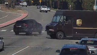 UPS Delivers Knockout Blow To Red Light Runner [upl. by Erminia]