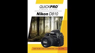 Nikon D810 Instructional Guide By QuickPro Camera Guides [upl. by Leahcimal817]