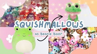 Squishmallows as Beanie Boos  BooWorld ✨ [upl. by Nosnibor]