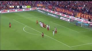 Galatasaray  Antalyaspor 11 GOL  Selçuk İnan Frikik 02102016 [upl. by Burny]