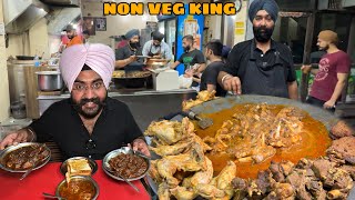 Sardar ji Desi Ghee Non Veg Street Food  Tawa MuttonChicken amp Chapli kabab  Indian Street Food [upl. by Letnwahs229]