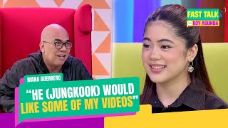 Fast Talk with Boy Abunda Niana Guerrero finollow ni Jungkook ng BTS sa TikTok Full Episode 426 [upl. by Corsetti]