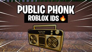 BEST PUBLIC PHONK🔥 ROBLOX MUSIC CODESIDS WORKING [upl. by Meara]