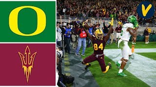 6 Oregon vs Arizona State Highlights  Week 13  College Football 2019 [upl. by Eralc12]