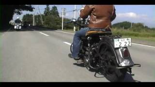 Short Ride of Vintage HarleyDavidson [upl. by Ecenahs]