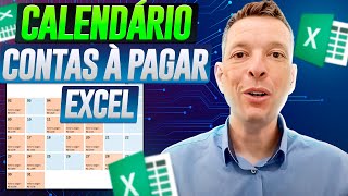 Gráfico CALENDÁRIO Contas a Pagar Excel [upl. by Asit612]