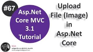 67 Upload file image in aspnet core mvc  IFormFile in aspnet core  AspNet Core tutorial [upl. by Hardin132]