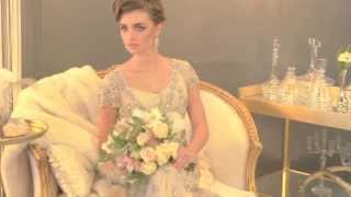 Vintage Wedding Fashion Photo Shoot Video  myweddingcom [upl. by Ahtera782]