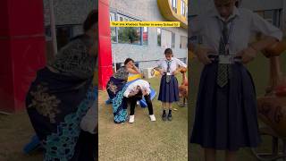 Ek aisi khadoos teacher har school m hoti hai👩‍🏫😂 shorts funnyshorts ytshorts teacherlife [upl. by Nyrehtak]